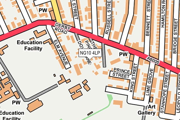 NG10 4LP map - OS OpenMap – Local (Ordnance Survey)