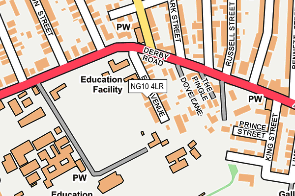 NG10 4LR map - OS OpenMap – Local (Ordnance Survey)