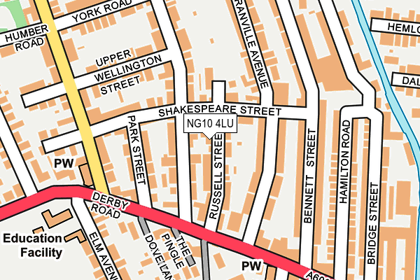 NG10 4LU map - OS OpenMap – Local (Ordnance Survey)