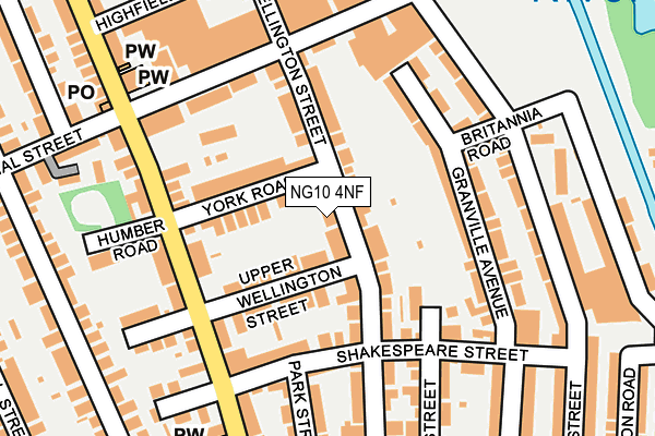 NG10 4NF map - OS OpenMap – Local (Ordnance Survey)