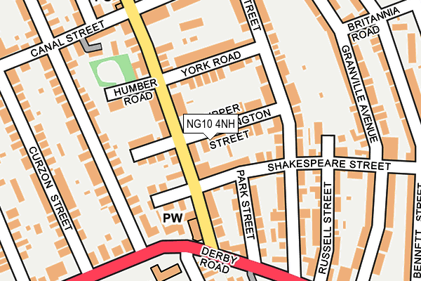 NG10 4NH map - OS OpenMap – Local (Ordnance Survey)