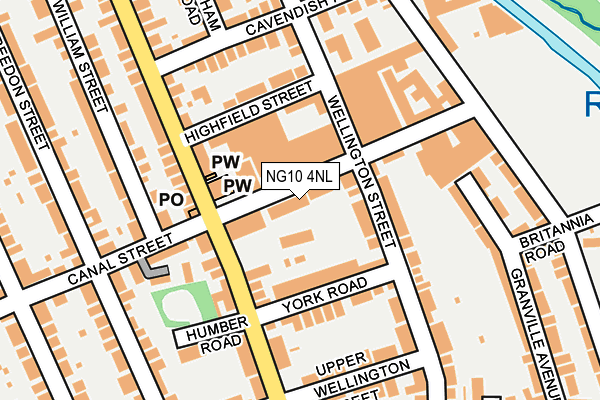 NG10 4NL map - OS OpenMap – Local (Ordnance Survey)