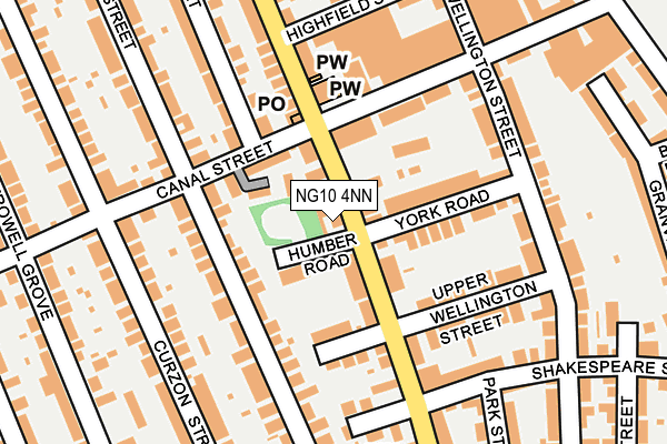NG10 4NN map - OS OpenMap – Local (Ordnance Survey)