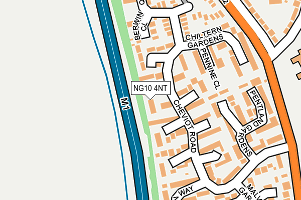 NG10 4NT map - OS OpenMap – Local (Ordnance Survey)