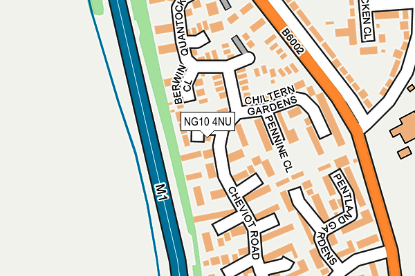 NG10 4NU map - OS OpenMap – Local (Ordnance Survey)