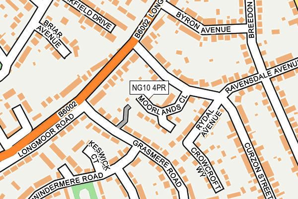 NG10 4PR map - OS OpenMap – Local (Ordnance Survey)