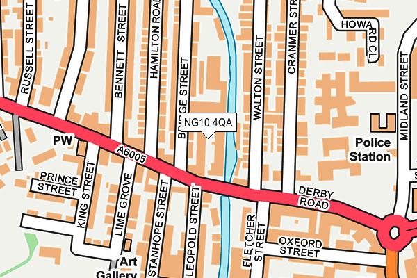NG10 4QA map - OS OpenMap – Local (Ordnance Survey)