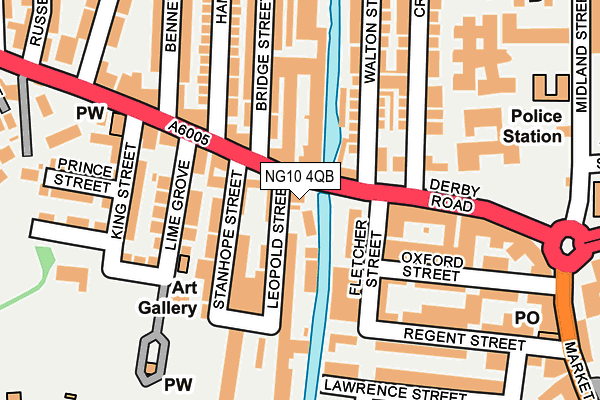 NG10 4QB map - OS OpenMap – Local (Ordnance Survey)