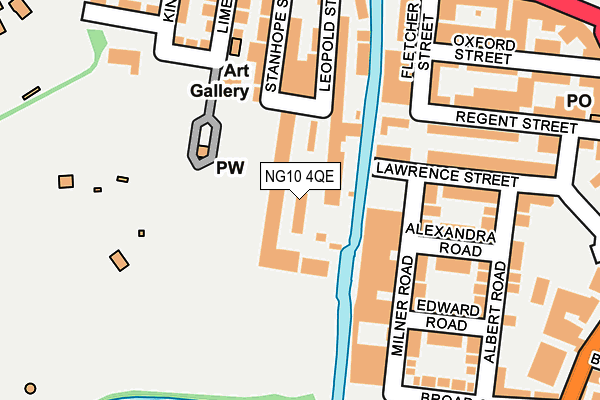 NG10 4QE map - OS OpenMap – Local (Ordnance Survey)