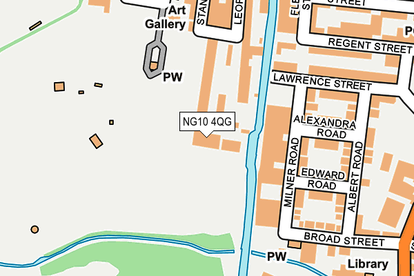 NG10 4QG map - OS OpenMap – Local (Ordnance Survey)