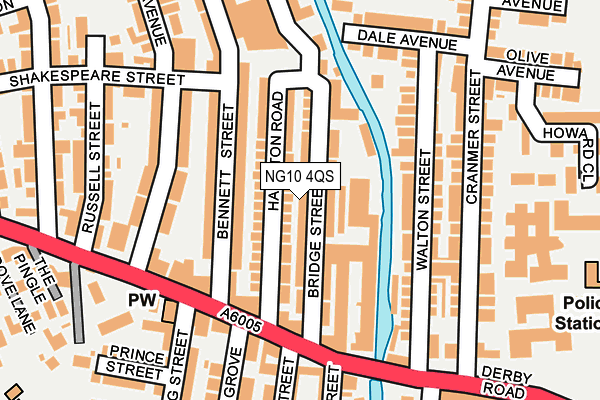 NG10 4QS map - OS OpenMap – Local (Ordnance Survey)