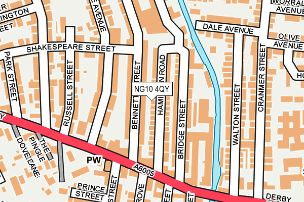 NG10 4QY map - OS OpenMap – Local (Ordnance Survey)