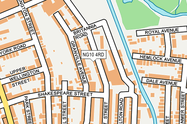 NG10 4RD map - OS OpenMap – Local (Ordnance Survey)