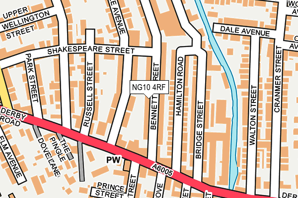 NG10 4RF map - OS OpenMap – Local (Ordnance Survey)