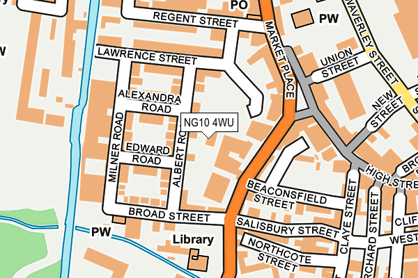 NG10 4WU map - OS OpenMap – Local (Ordnance Survey)