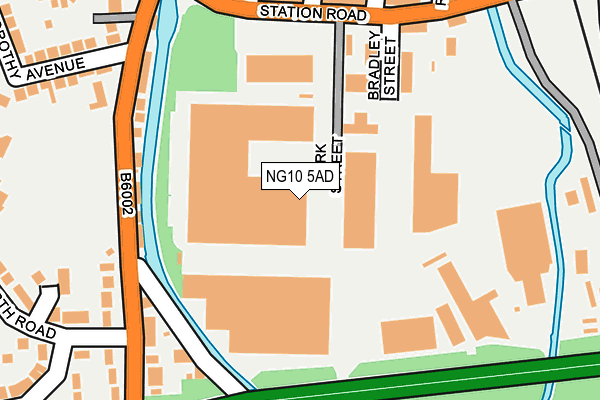 NG10 5AD map - OS OpenMap – Local (Ordnance Survey)