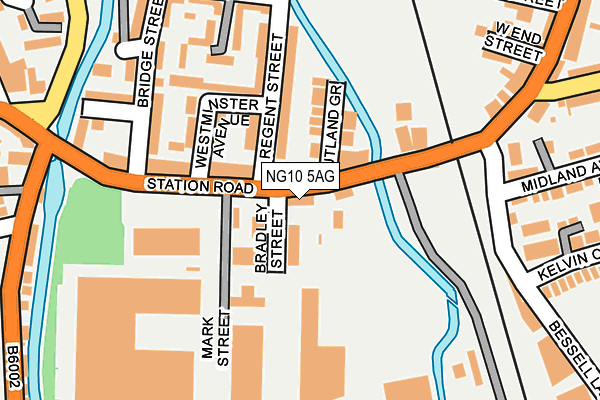 NG10 5AG map - OS OpenMap – Local (Ordnance Survey)