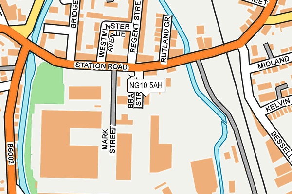 NG10 5AH map - OS OpenMap – Local (Ordnance Survey)