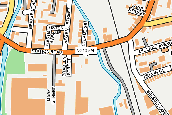 NG10 5AL map - OS OpenMap – Local (Ordnance Survey)