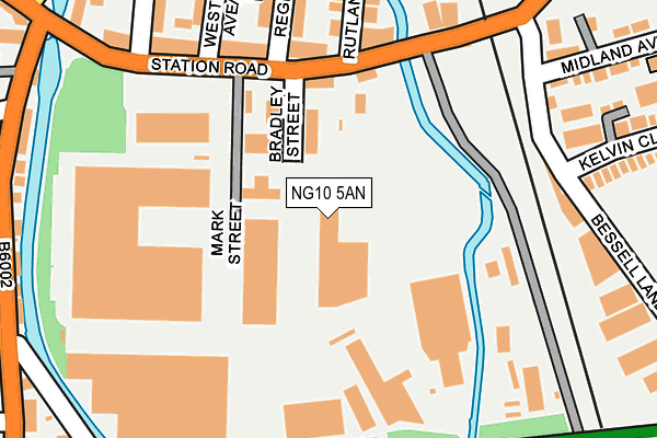 NG10 5AN map - OS OpenMap – Local (Ordnance Survey)