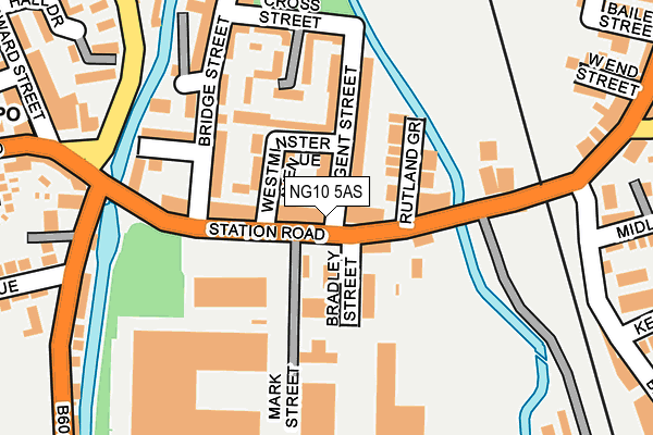 NG10 5AS map - OS OpenMap – Local (Ordnance Survey)