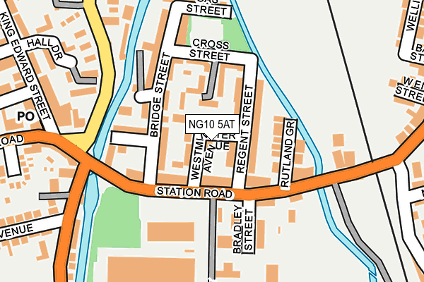 NG10 5AT map - OS OpenMap – Local (Ordnance Survey)