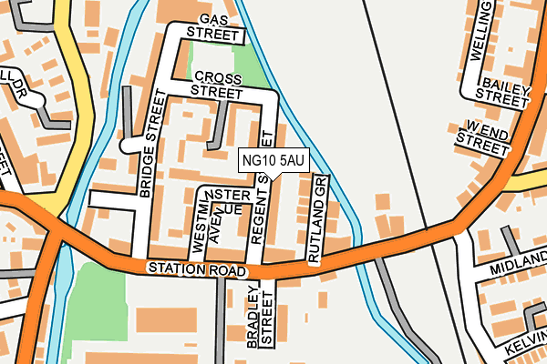 NG10 5AU map - OS OpenMap – Local (Ordnance Survey)