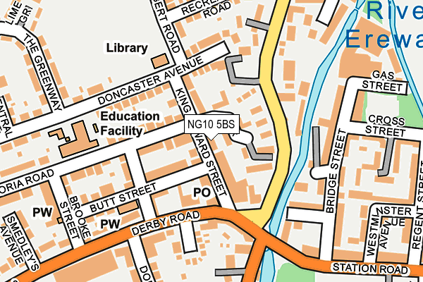 NG10 5BS map - OS OpenMap – Local (Ordnance Survey)