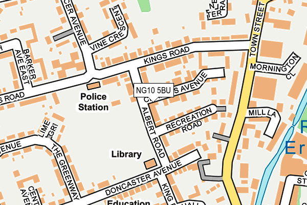 NG10 5BU map - OS OpenMap – Local (Ordnance Survey)