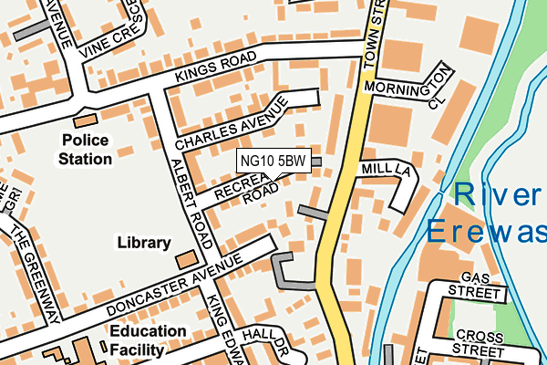 NG10 5BW map - OS OpenMap – Local (Ordnance Survey)