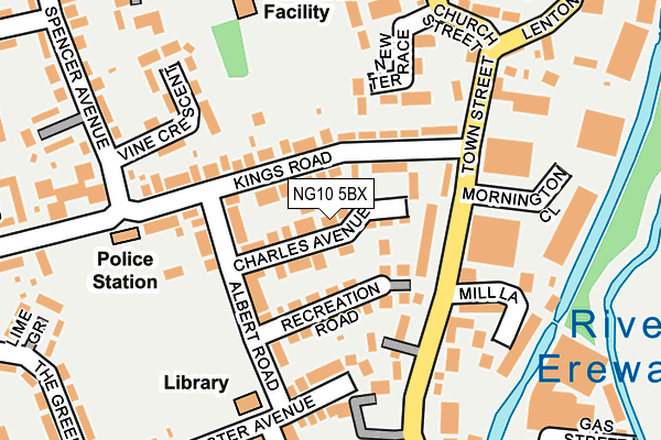 NG10 5BX map - OS OpenMap – Local (Ordnance Survey)