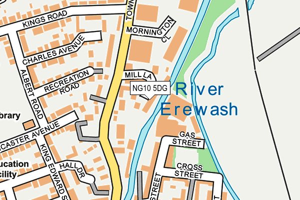 NG10 5DG map - OS OpenMap – Local (Ordnance Survey)