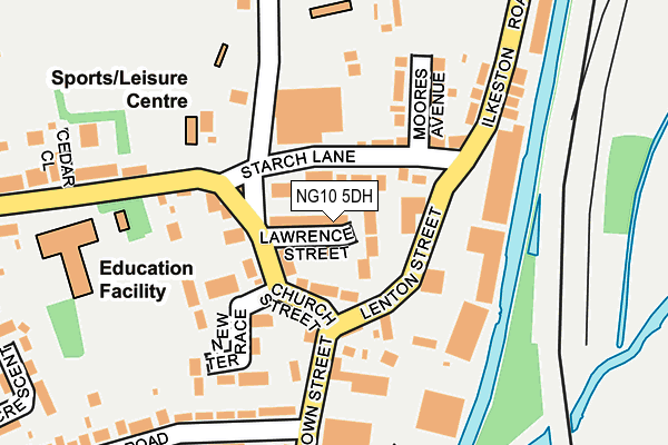 NG10 5DH map - OS OpenMap – Local (Ordnance Survey)