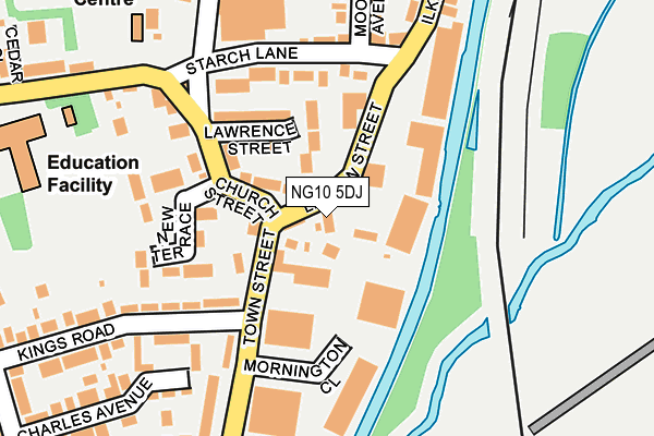 NG10 5DJ map - OS OpenMap – Local (Ordnance Survey)