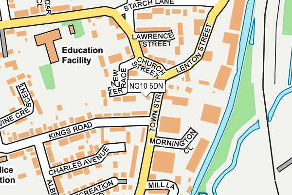 NG10 5DN map - OS OpenMap – Local (Ordnance Survey)