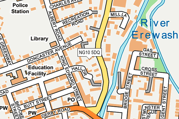 NG10 5DQ map - OS OpenMap – Local (Ordnance Survey)