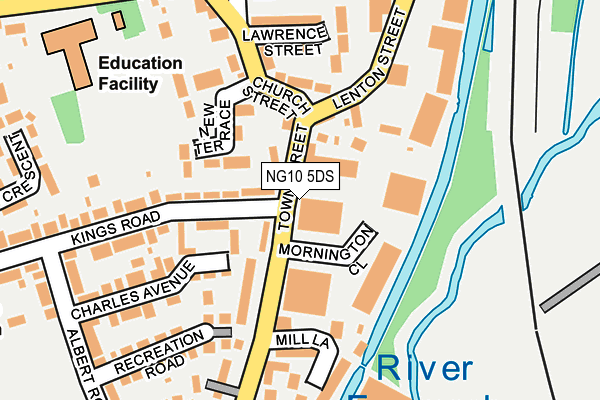 NG10 5DS map - OS OpenMap – Local (Ordnance Survey)