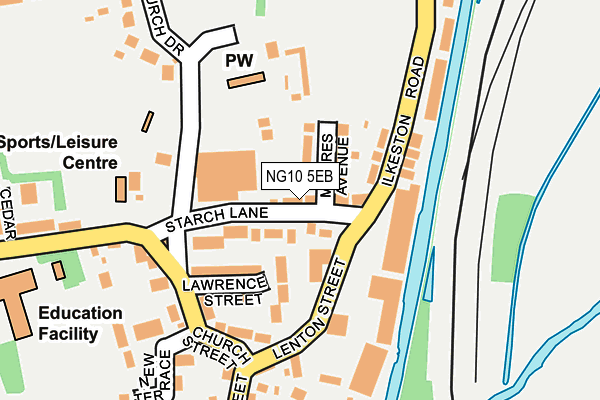 NG10 5EB map - OS OpenMap – Local (Ordnance Survey)