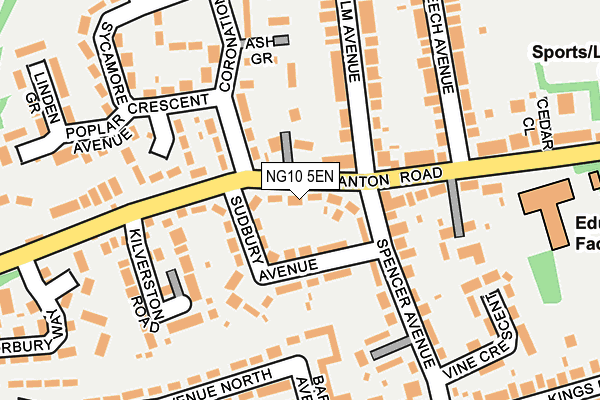 NG10 5EN map - OS OpenMap – Local (Ordnance Survey)