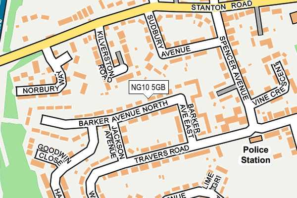 NG10 5GB map - OS OpenMap – Local (Ordnance Survey)