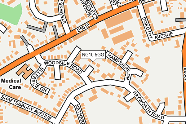 NG10 5GG map - OS OpenMap – Local (Ordnance Survey)