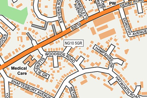 NG10 5GR map - OS OpenMap – Local (Ordnance Survey)