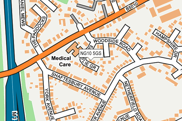 NG10 5GS map - OS OpenMap – Local (Ordnance Survey)