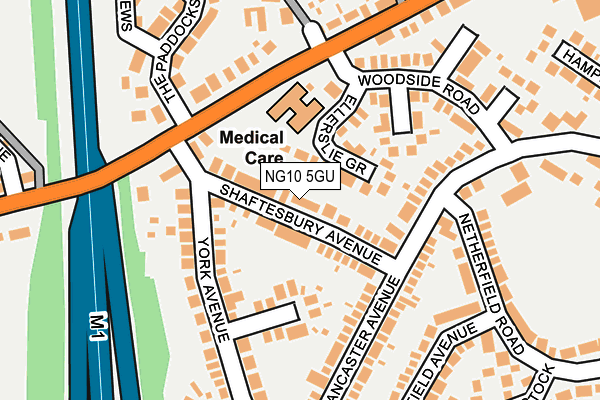 Map of KEEN ACCOMMODATIONS LTD at local scale