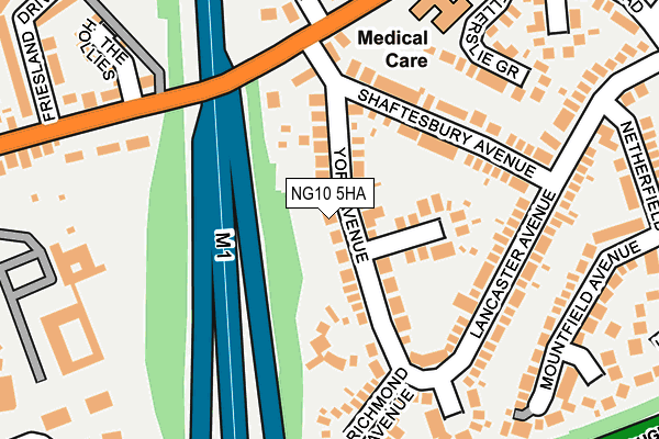 NG10 5HA map - OS OpenMap – Local (Ordnance Survey)