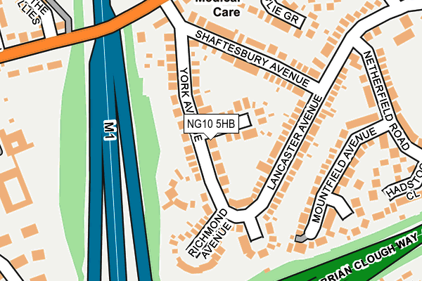 NG10 5HB map - OS OpenMap – Local (Ordnance Survey)