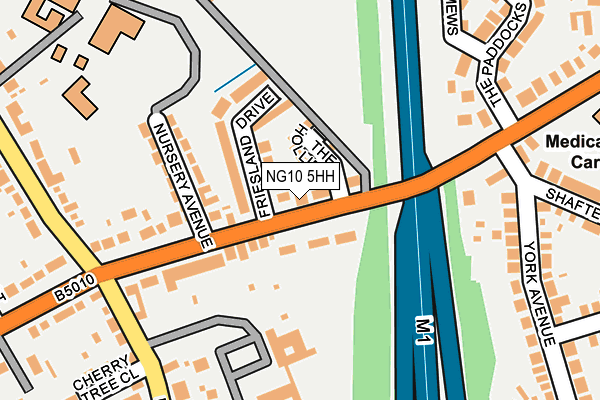 NG10 5HH map - OS OpenMap – Local (Ordnance Survey)