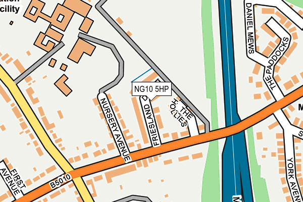 NG10 5HP map - OS OpenMap – Local (Ordnance Survey)