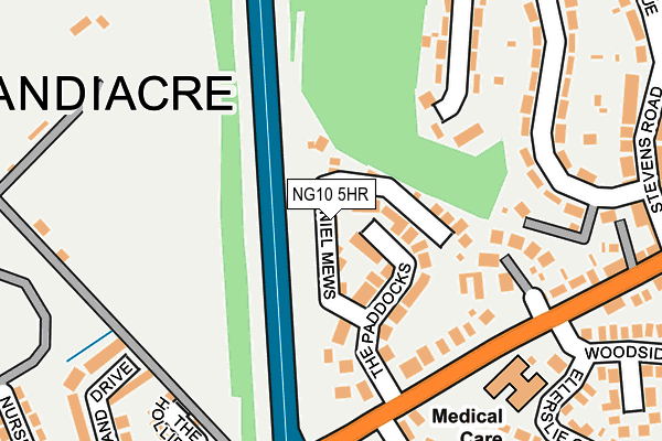NG10 5HR map - OS OpenMap – Local (Ordnance Survey)