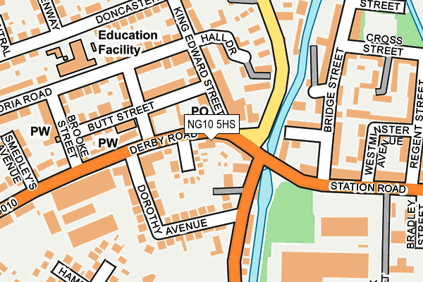 NG10 5HS map - OS OpenMap – Local (Ordnance Survey)